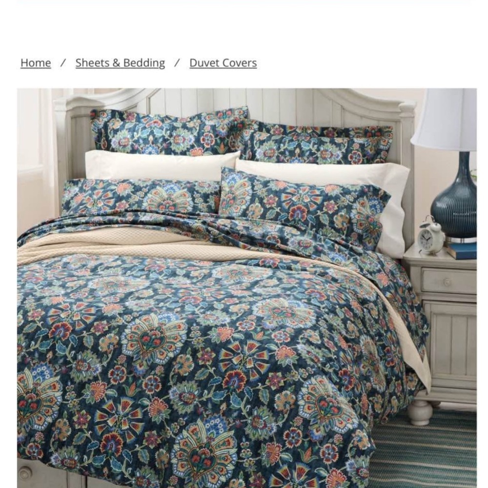 Cuddle Down King Size Duvet Cover 100% Cotton